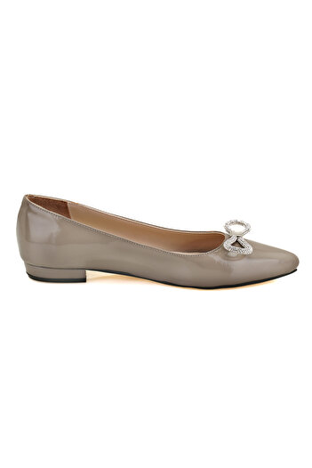 Desa Women's Mink Patent Leather Ballerinas