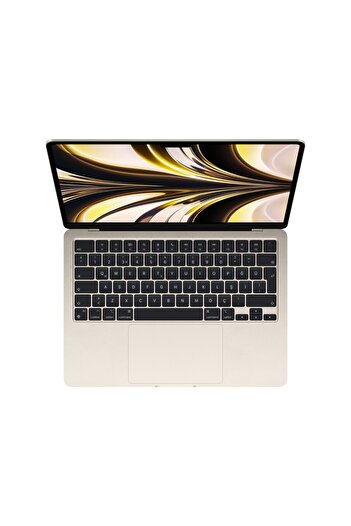 Apple 13" MacBook Air: Apple M2 chip with 8-core CPU and 8-core GPU, 16GB, 256GB - Yıldız Işığı