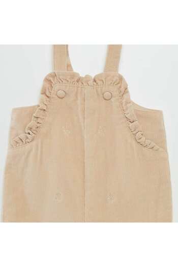 KIABI Corduroy dungarees BEIGE