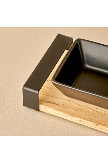 Bella Maison Astra Bowl Presentation Set 3 Pcs Black (32X10 cm)