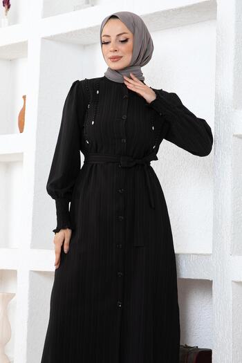 Modamihram Black Pearl Detailed Set - Model 19360