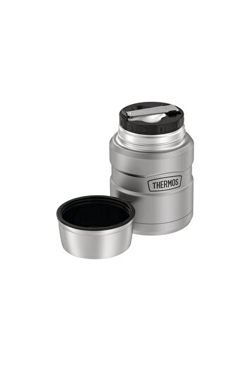 Thermos Sk3000 King Matte Stainless Steel Food Thermos - Gray, 0.47l