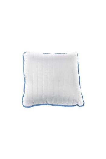 Homelux Perna matlasata 60x60 cm, material husa microfibra, umplutura poliester, culoare alb cu bentita