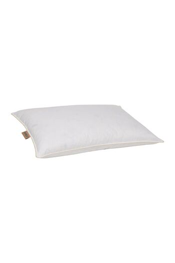 Homelux Perna Soffica 50x70 cm, material husa 100% bumbac, umplutura 5% puf gasca, 95% pene gasca, alb