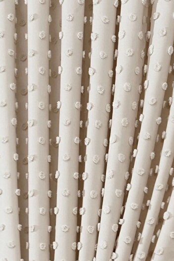 bufidik Alaska Cream 1 X 3 Close Pleat Background Curtain