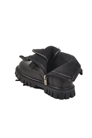pepino 1791-P Siyah-Pudra İçi Polarlı Kız Çocuk Bot