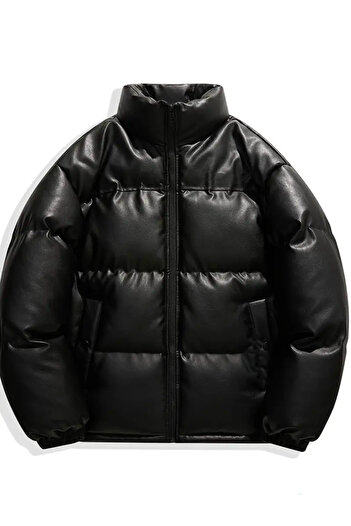 çerme Men's Leather Coat Inflatable New Season Waterproof and Windproof