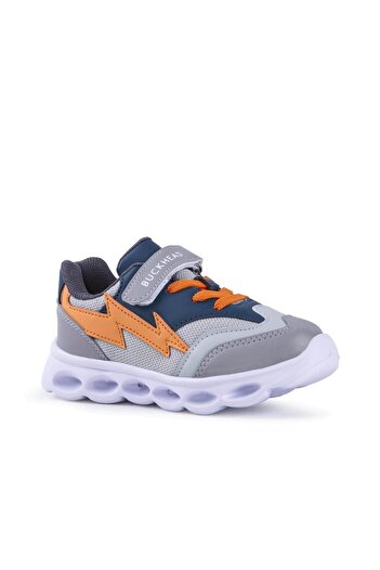 BUCKHEAD Ares BUCK4308-BK270 Işıklı Çocuk Spor Ayakkabı - Gri