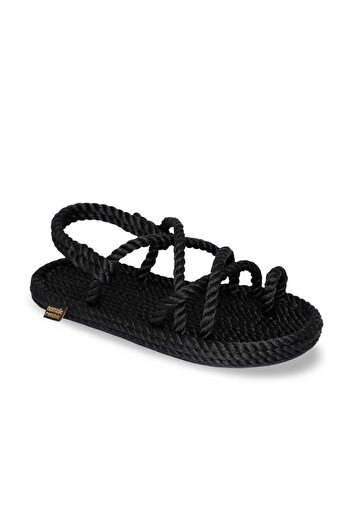 Nomadic Republic Black Ibiza Rubber Sole Children's Sandals