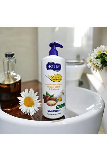 Hobby Shampoo with Argan & Chamomile Flower Extract (1000ml)