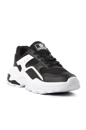 WALKWAY Black-white Women's Sports Shoes