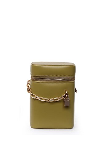 Matmazel Γυναικεία τσάντα ώμου Thuban Oil Green