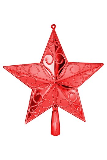 Patladı Gitti Christmas Pine Tree Ornament 25-20 cm Red Star Tepelik