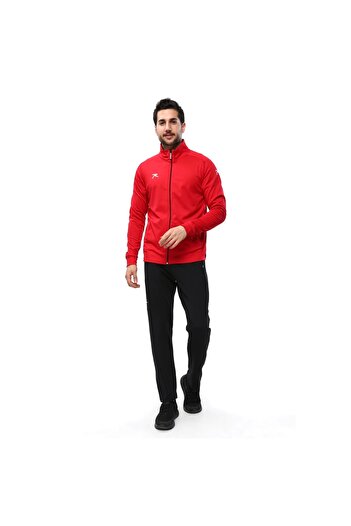 raru VALENS RED Full Zip Tracksuit Set