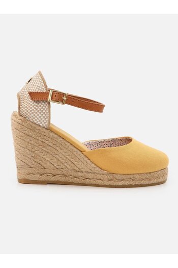 Su Espadril Kate Sarı Kadın Dolgu Topuklu Espadril