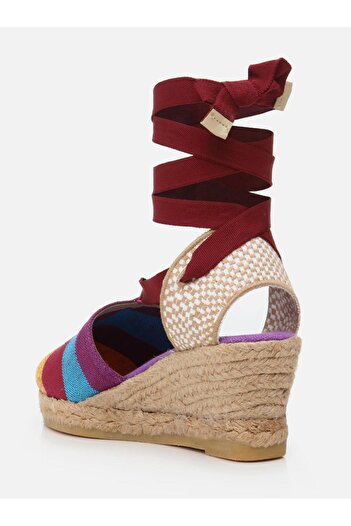 Su Espadril Melody Mor Kadın Dolgu Topuklu Espadril