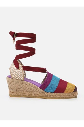 Su Espadril Melody Mor Kadın Dolgu Topuklu Espadril
