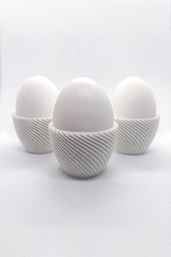 Noldor Modern 3-Piece Egg Holder - Marble White