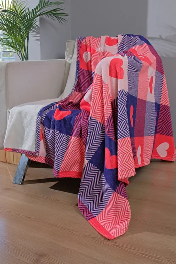 Caymoon Printed Welsoft Double Color Blanket - Tv Blanket 130X170