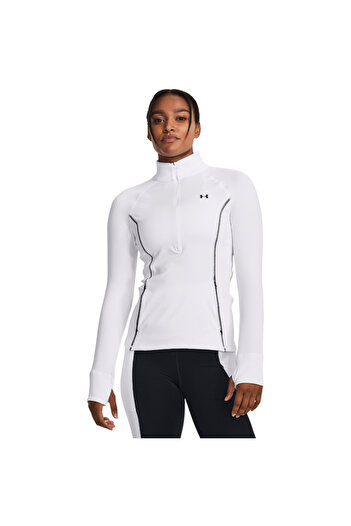Under Armour Halenka Under Armour Train Cw 12 na zip, bílá, dámská