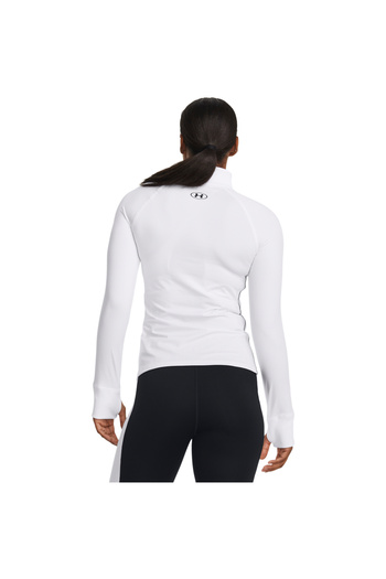 Under Armour Halenka Under Armour Train Cw 12 na zip, bílá, dámská