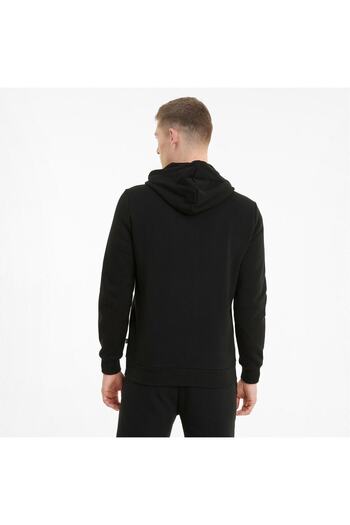 Puma Hood Puma Essentials Full-Zip Logo, Black, Men