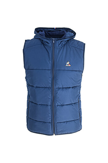 Le Coq Sportif Vestă albastră pentru bărbați - Le Coq Sportif Doudoune fără mâneci N1