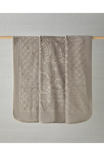 English Home Beige Colored Timeless Emboss Double Blanket