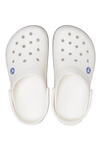 Crocs Crocband Unisex White Daily Style Slippers 11016_100