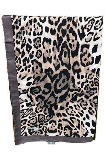 Bonjela Leopard Patterned Soft Shawl