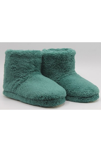 fluffy Women's Home Shoe Boots with Fleece Inside Plush, Thick and Non-Slip Sole