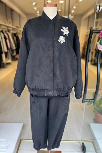 Unıquemode UW254019 UNIQUE SÜET KUMAŞ CEP DETAYLI PANTOLON