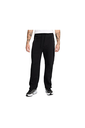 Nike Μαύρο ανδρικό casual φούτερ - HJ6533-010 M Nk Tch Flc Oh Pant2
