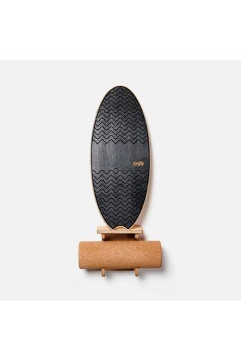 Swifty Balance Board, Roller and Bracket Bundle - Classic Black
