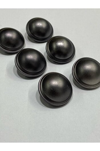 karantuhafiye Italian Metallized (plastic) trench coat button / set of 6 / 2.3 cm