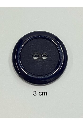 karantuhafiye Navy Blue Set of 6 Italian Button Coat Coat Button - 3 cm (M46690)