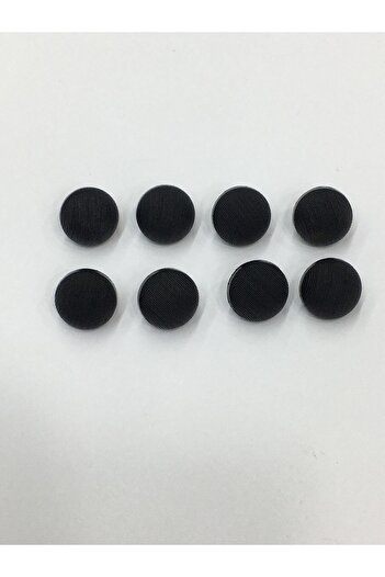 karantuhafiye Italian Matte Pearl Curved Model Blouse Button Set of 8 Black (Code:3598)