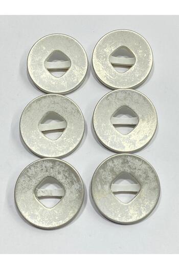 karantuhafiye Italian Coat Coat Button / Antique White / 3.5 cm / Set of 6