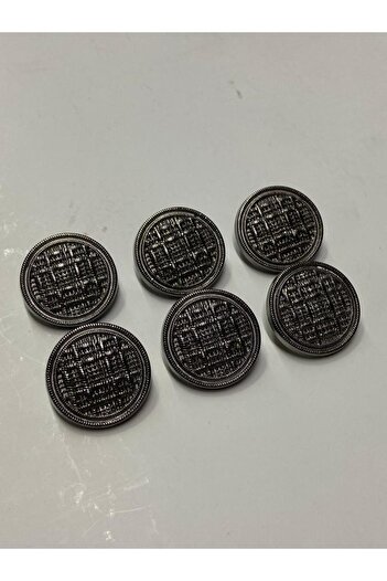 karantuhafiye Trench Coat Blazer Jacket Button Set Wicker Model Anthracite