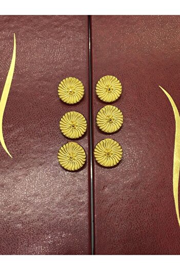 karantuhafiye Italian Metallized Cardigan Jacket Button Set of 6