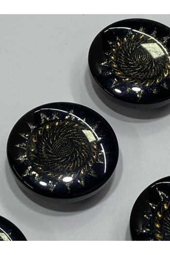 karantuhafiye 6-Piece Special Design Coat and Coat Button Set - 2.8 cm Krn149