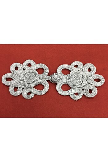 karantuhafiye Silver Japanese Knitted Button