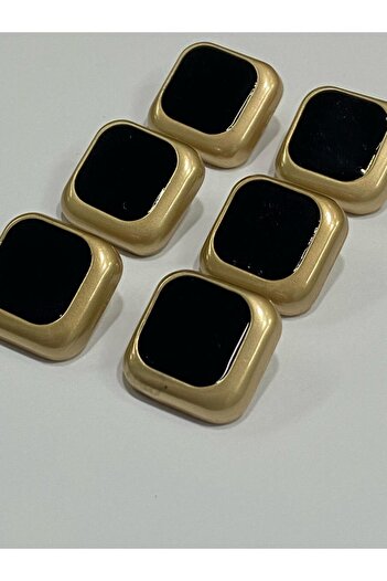 karantuhafiye Metal Button/Cardigan Vest Length/ Set of 6/1.7 cm/jx007/ Matte Gold