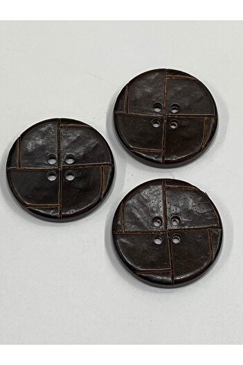 karantuhafiye Leather Giant Size Button Set of 3