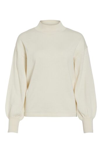 VILA Strickpullover mit hohem Kragen