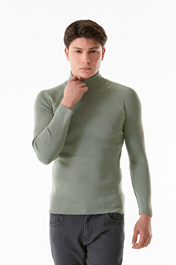 Fulla Moda Basic Turtleneck Sweater