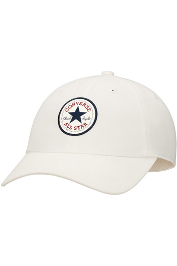 Converse Cap Converse All Star Patch Baseball Hat, White, Unisex