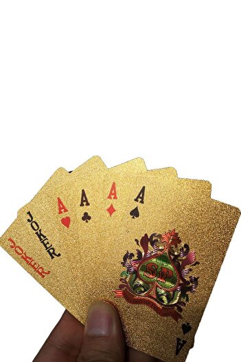 Weather Forecast Gold Playing Card Slippery Plastic Waterproof Playing Card Gin382Sr