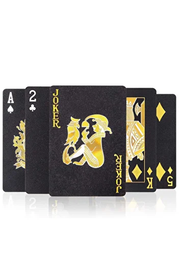 Weather Forecast Silver Skull Playing Card Slippery Plastic Waterproof Playing Card Gin384Slv