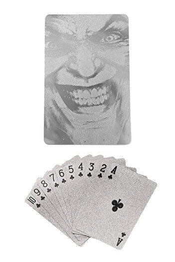 Weather Forecast Silver Joker Playing Card Slippery Plastic Waterproof Playing Card Gin884Slv